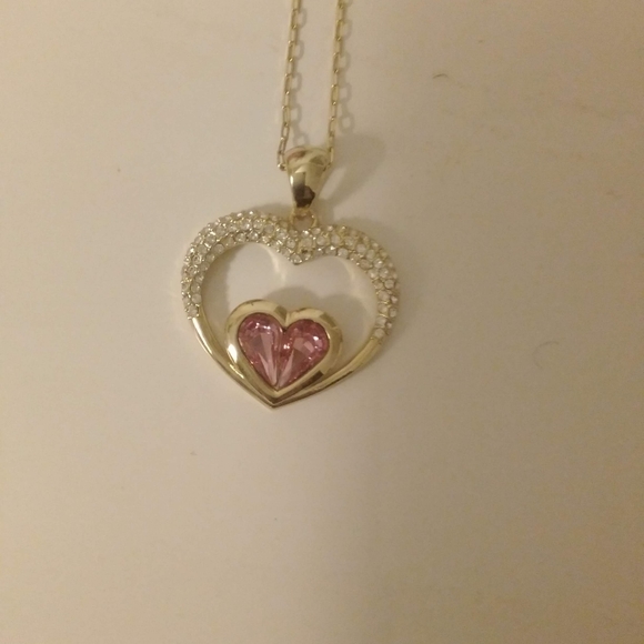 Swarovski crystal heart necklace - Picture 2 of 6